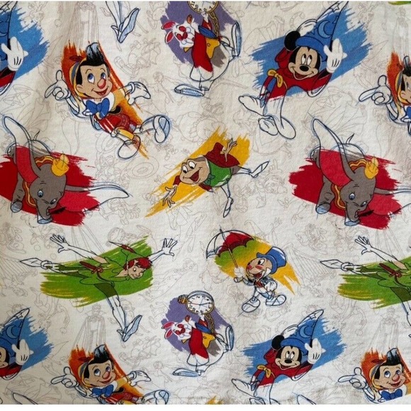 Walt Disney World Ink‎ and Paint Spirit Jersey Size L Mickey Pinocchio Dumbo - Picture 10 of 10